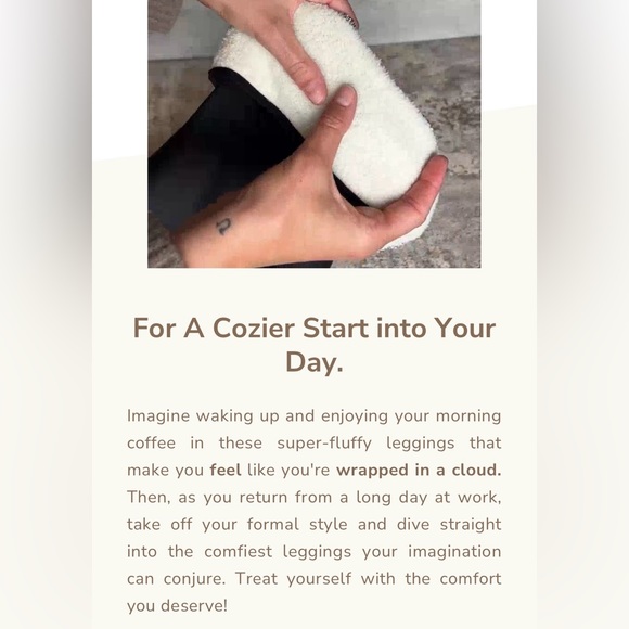 The Cozy Crew Fleece Leggings - Picture 7 of 13